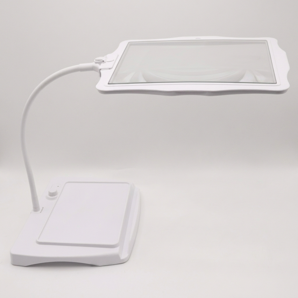 Lampada da scrivania LED con lente d'ingrandimento per lavori di precisione