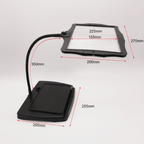 Lampada da scrivania LED con lente d'ingrandimento per lavori di precisione