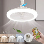 Lampada da soffitto 2 in 1 con ventilatore – Controllabile con telecomando