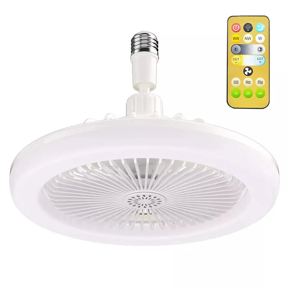 Lampada da soffitto 2 in 1 con ventilatore – Controllabile con telecomando