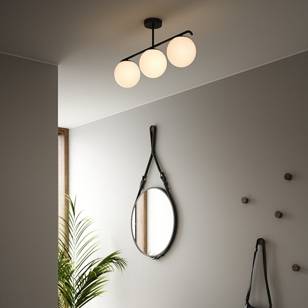 Lampada da soffitto con 3 punti luce Grant