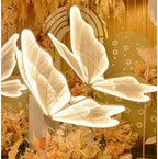 Lampada da soffitto elegante con farfalle sospese