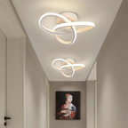 Lampada da soffitto moderna a tre anelli