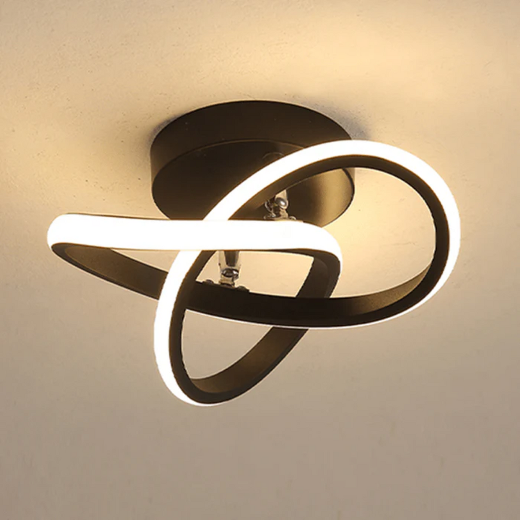 Lampada da soffitto moderna a tre anelli