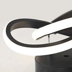 Lampada da soffitto moderna a tre anelli