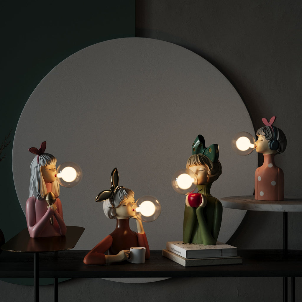 Lampada da tavolo artigianale Artisan Sisters