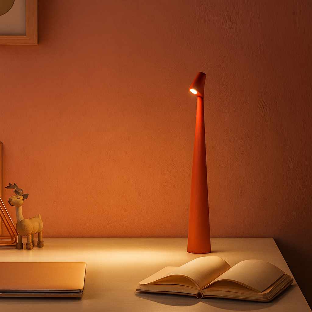 Lampada da tavolo LED ricaricabile senza fili con dimmer touch