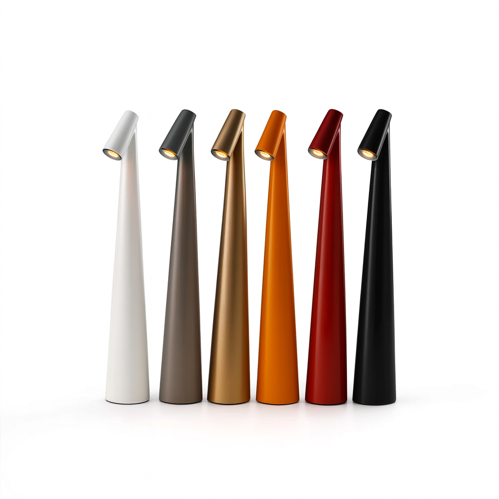 Lampada da tavolo LED ricaricabile senza fili con dimmer touch