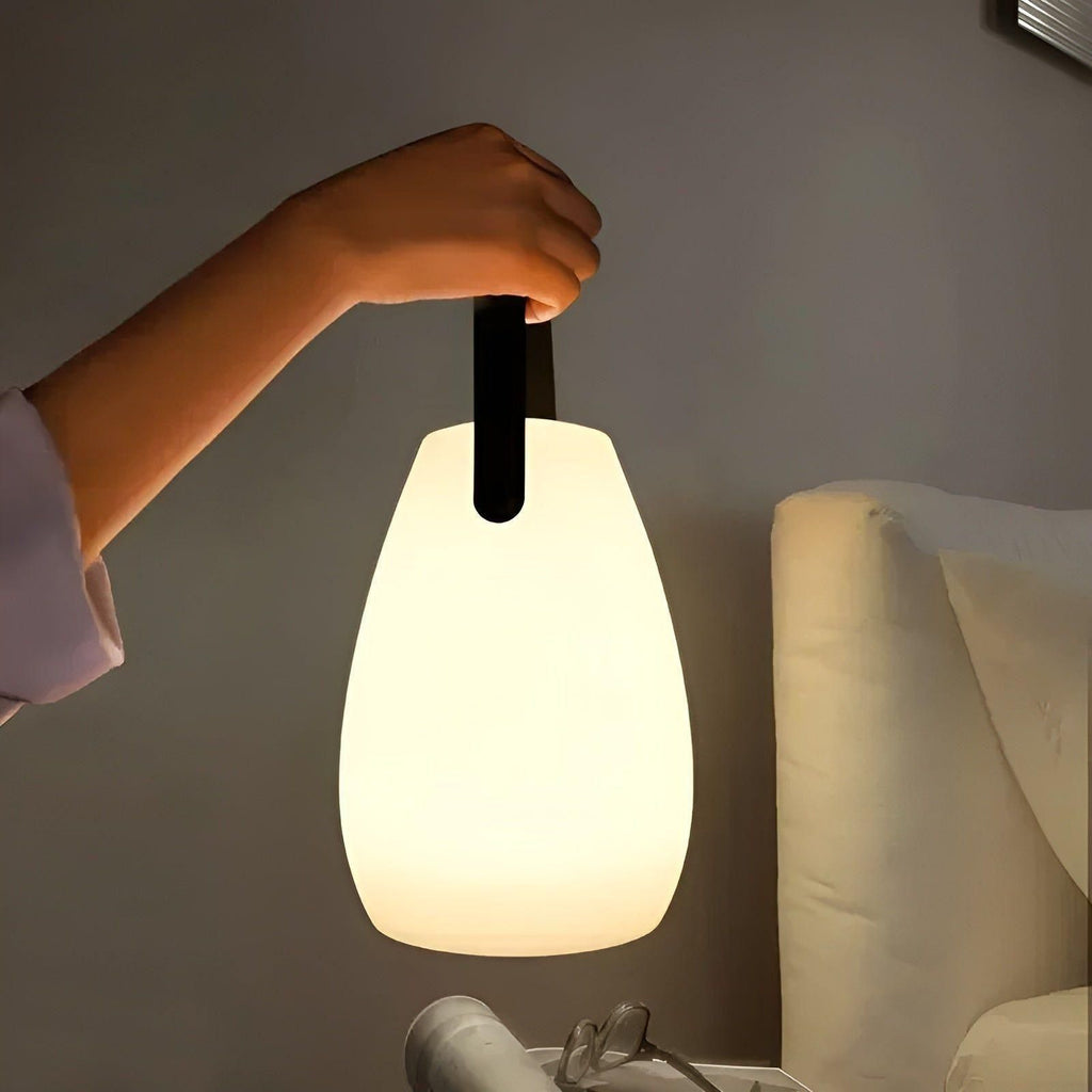 Lampada da tavolo portatile ricaricabile impermeabile con telecomando LuminaFusion