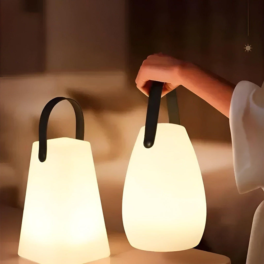 Lampada da tavolo portatile ricaricabile impermeabile con telecomando LuminaFusion