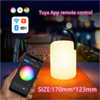 Lampada da tavolo portatile ricaricabile impermeabile con telecomando LuminaFusion
