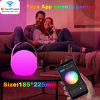 Lampada da tavolo portatile ricaricabile impermeabile con telecomando LuminaFusion