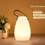 Lampada da tavolo portatile ricaricabile impermeabile con telecomando LuminaFusion