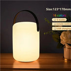 Lampada da tavolo portatile ricaricabile impermeabile con telecomando LuminaFusion