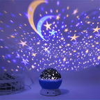 Lampada da tavolo proiettore di stelle con cupola rotante