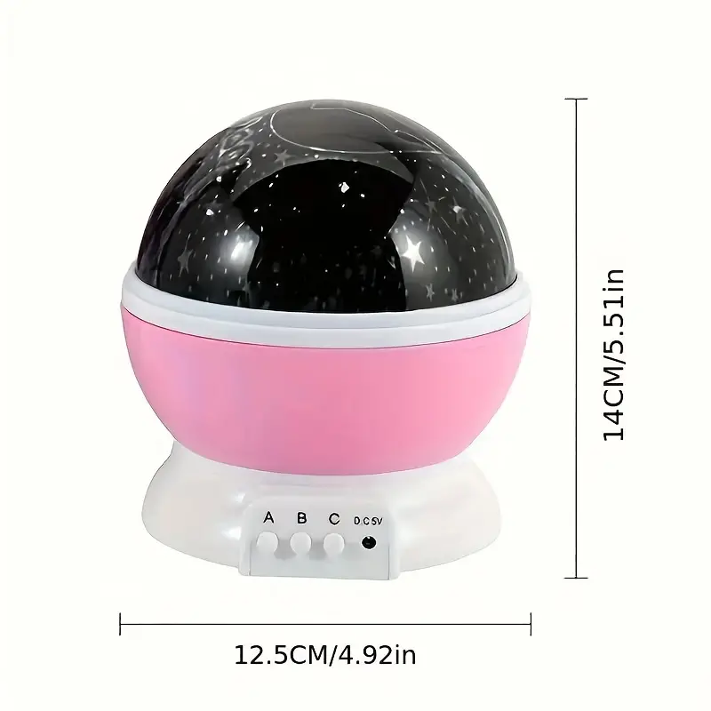 Lampada da tavolo proiettore di stelle con cupola rotante