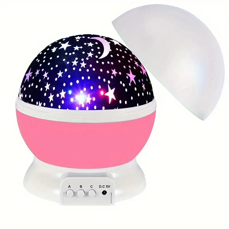 Lampada da tavolo proiettore di stelle con cupola rotante