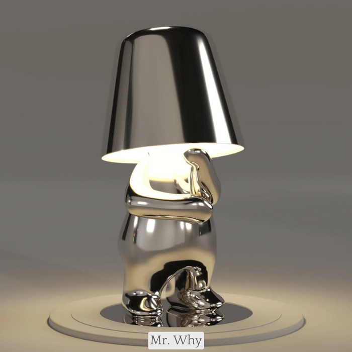Lampada da tavolo wireless 5 Brothers – Lampada LED ricaricabile dimmerabile (luce bianca calda)