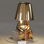 Lampada da tavolo wireless 5 Brothers – Lampada LED ricaricabile dimmerabile (luce bianca calda)