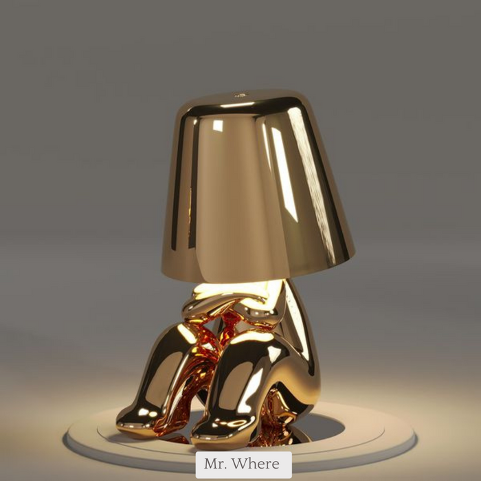 Lampada da tavolo wireless 5 Brothers – Lampada LED ricaricabile dimmerabile (luce bianca calda)