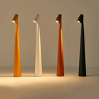 Lampada da tavolo wireless LED design nordico minimalista