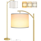 Lampada da terra a LED con 3 temperature di colore, piantana industriale per lettura in camera da letto e ufficio, paral