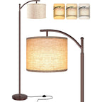 Lampada da terra a LED con 3 temperature di colore, piantana industriale per lettura in camera da letto e ufficio, paral