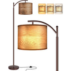Lampada da terra a LED con 3 temperature di colore, piantana industriale per lettura in camera da letto e ufficio, paral