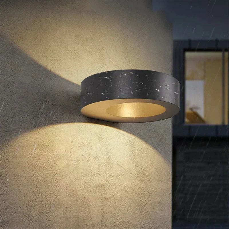 Lampada decorativa in alluminio
