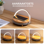 Lampada LED 3 in 1 con speaker Bluetooth e ricarica wireless