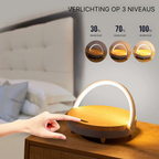 Lampada LED 3 in 1 con speaker Bluetooth e ricarica wireless