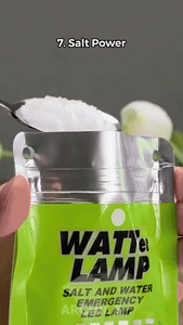 Lampada LED ad acqua salata