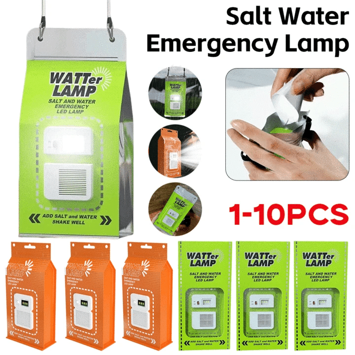 Lampada LED ad acqua salata