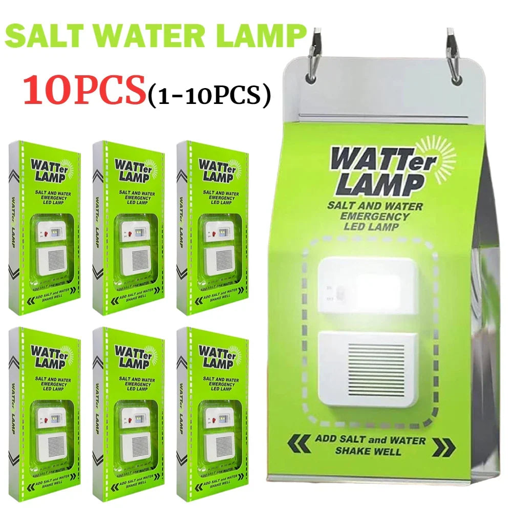 Lampada LED ad acqua salata