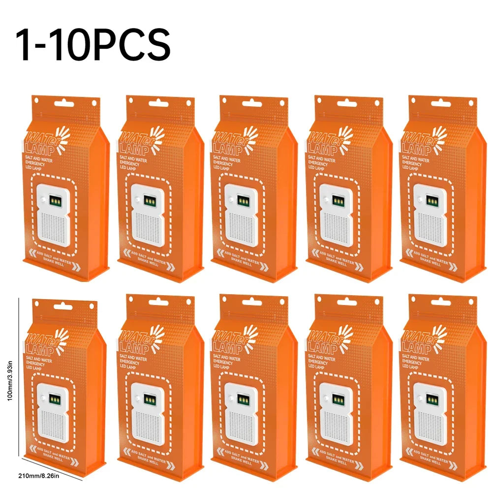 Lampada LED ad acqua salata