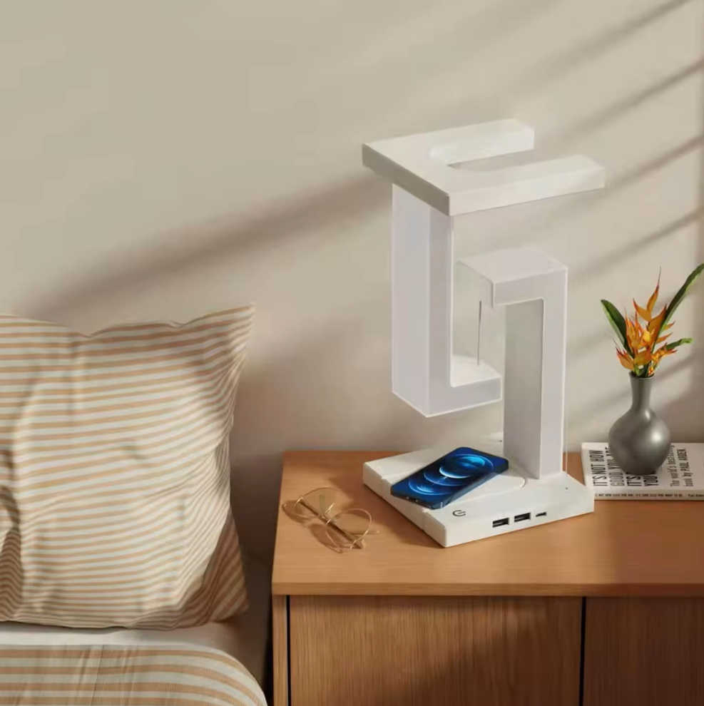 Lampada a levitazione magnetica con ricarica wireless Aetherlight