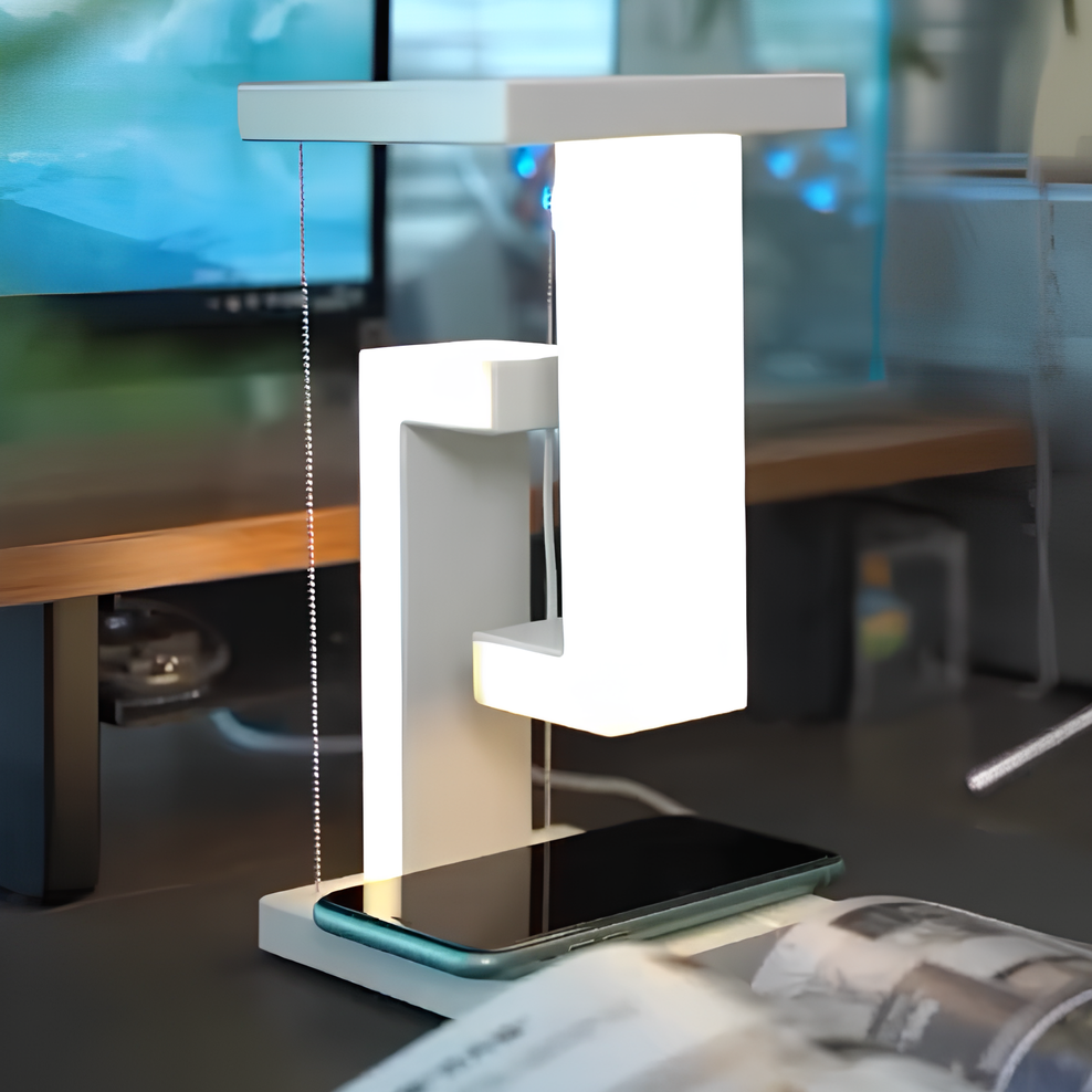 Lampada a levitazione magnetica con ricarica wireless Aetherlight