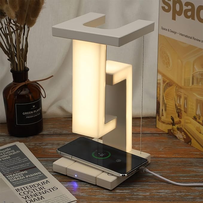 Lampada a levitazione magnetica con ricarica wireless Aetherlight