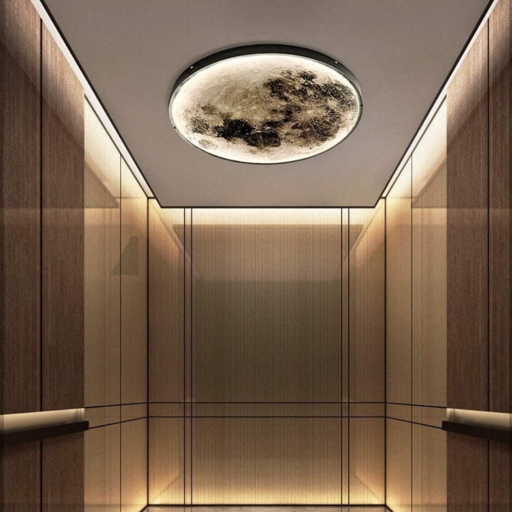 Lampada da parete o soffitto 3D Luna o Terra LED (3 stili) 24–80 cm