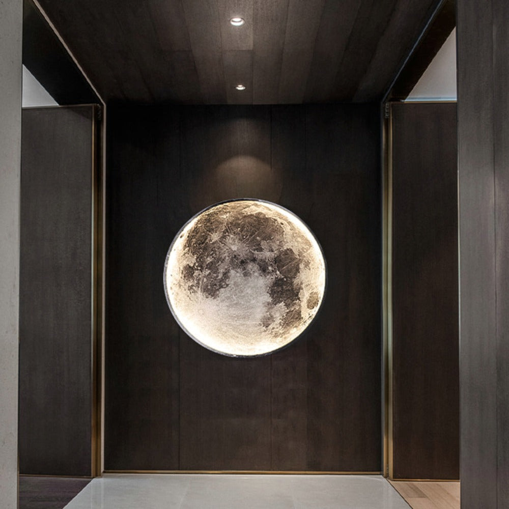 Lampada da parete o soffitto 3D Luna o Terra LED (3 stili) 24–80 cm