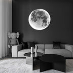 Lampada da parete o soffitto 3D Luna o Terra LED (3 stili) 24–80 cm