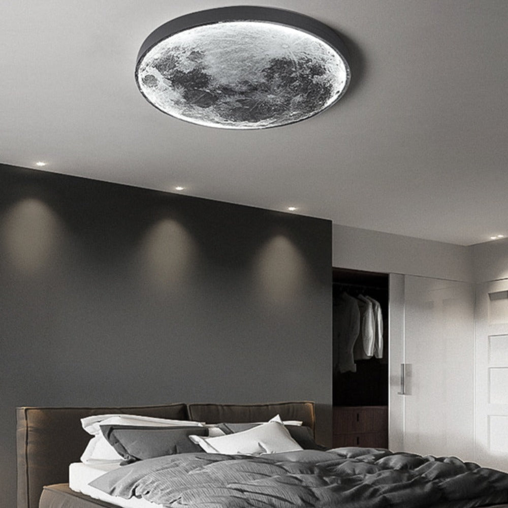 Lampada da parete o soffitto 3D Luna o Terra LED (3 stili) 24–80 cm
