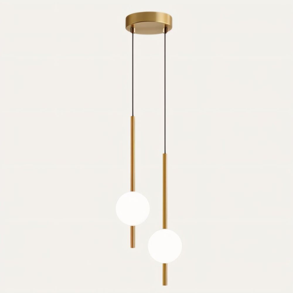 Lampada a sospensione LED Afzal – Design nordico minimalista con altezza regolabile per cucina e sala da pranzo