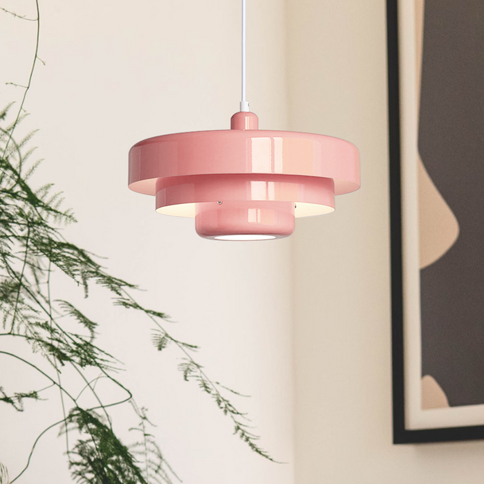 Lampada a sospensione LED stile Bauhaus – Luce vintage regolabile per cucina e sala da pranzo