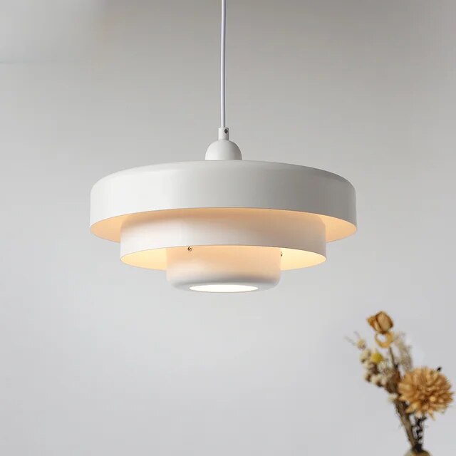 Lampada a sospensione LED stile Bauhaus – Luce vintage regolabile per cucina e sala da pranzo