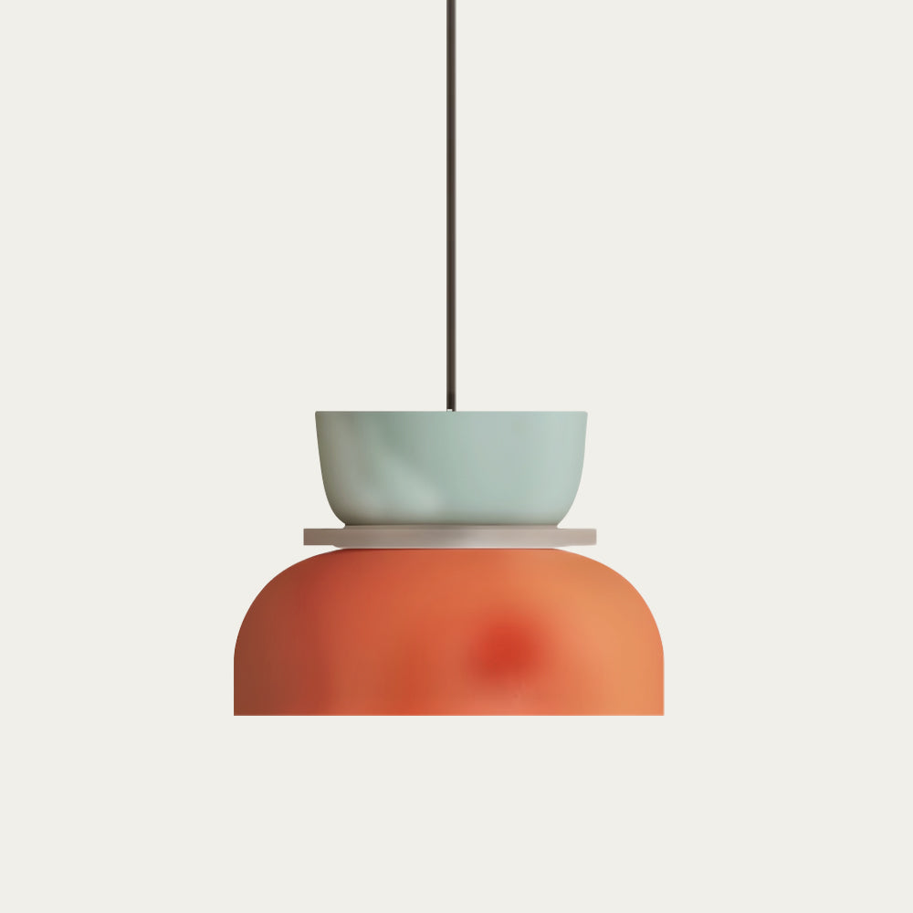 Lampada a sospensione nordica a blocchi di colore – Luce moderna per cucina e sala da pranzo