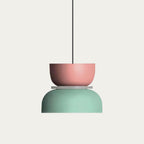 Lampada a sospensione nordica a blocchi di colore – Luce moderna per cucina e sala da pranzo