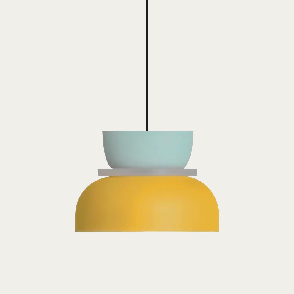 Lampada a sospensione nordica a blocchi di colore – Luce moderna per cucina e sala da pranzo
