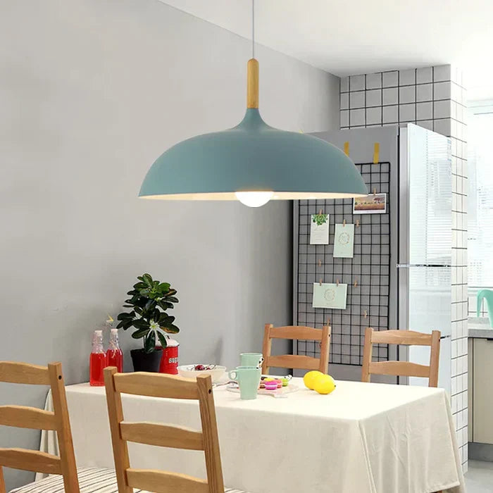 Lampada a sospensione in rovere scandinavo ScandiLuxe