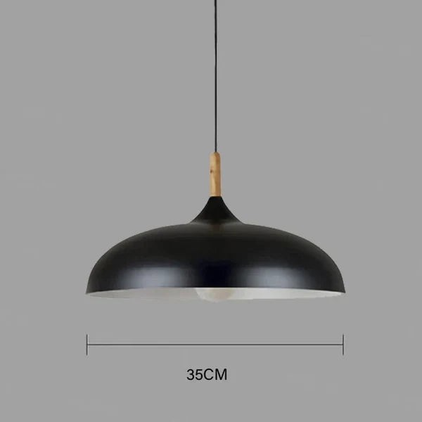 Lampada a sospensione in rovere scandinavo ScandiLuxe